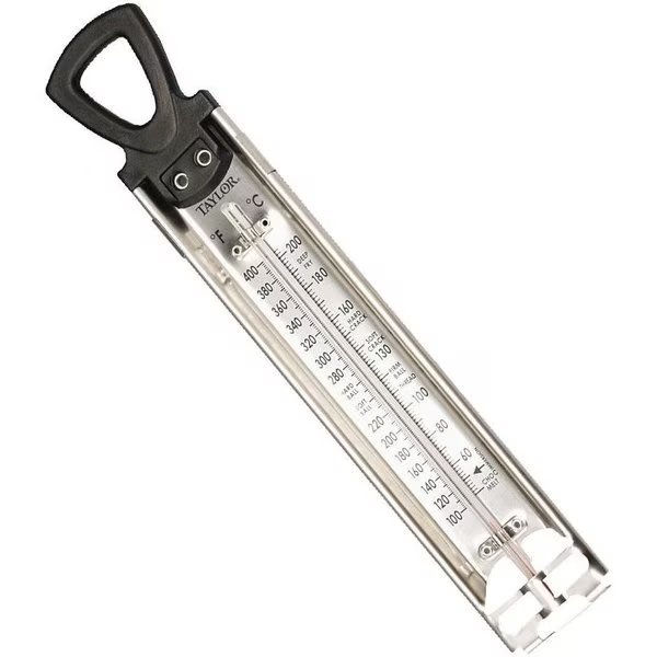 5983N CandyDeep Fry Thermometer, 100 to 400 deg F, Analog Display, Taylor, Mfr#: 5983